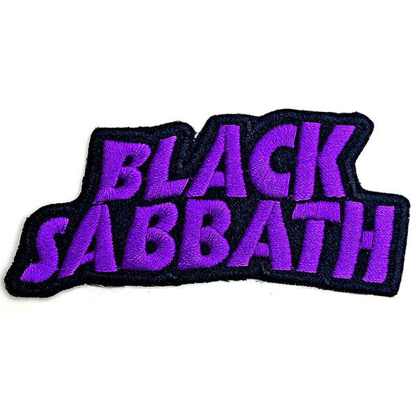 Black Sabbath Standard Patch Cut Out Wavy Logo