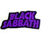 Black Sabbath Standard Patch Cut Out Wavy Logo