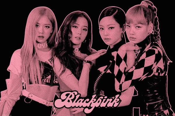 Blackpink Group Pink Poster