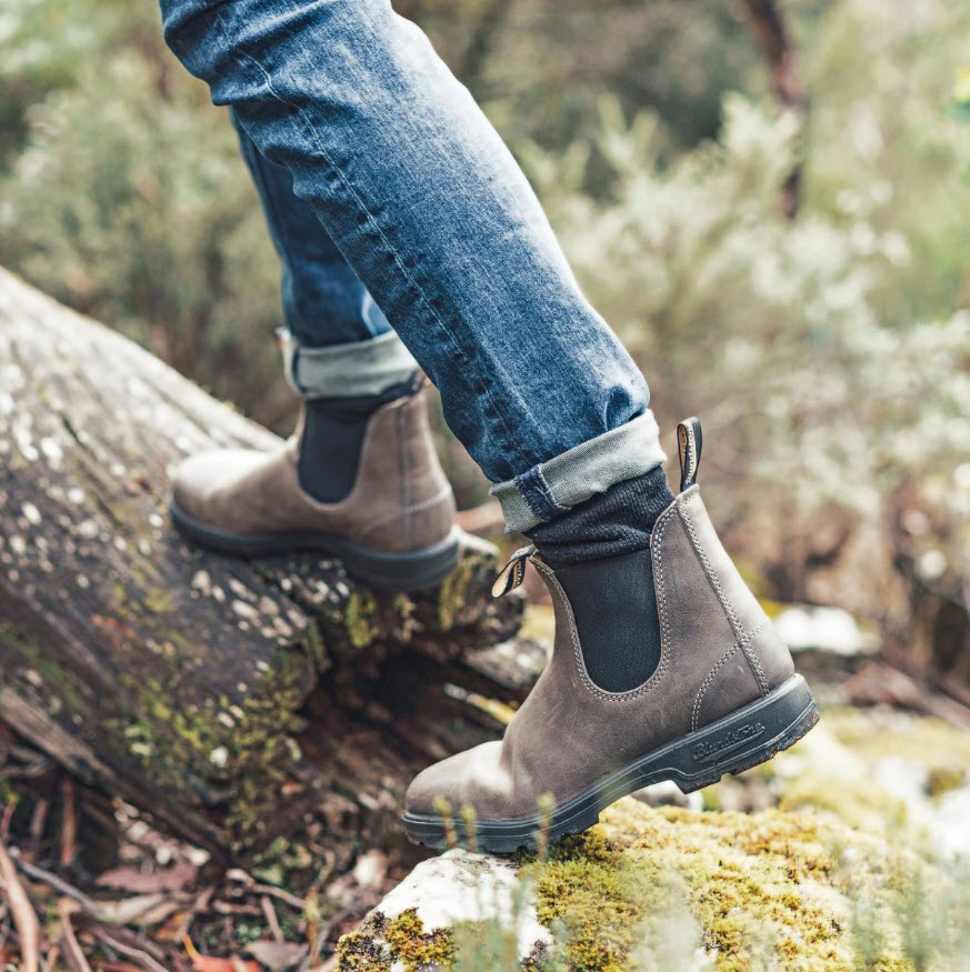 Blundstone 1469 Steel Grey Leather Chelsea Boots
