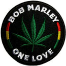 Bob Marley Leaf Round Patch