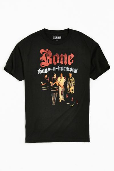 Bone Thugs N Harmony Eternal 1999 T-Shirt Black  Famous Rock Shop 517 Hunter Street Newcastle 2300. Australia