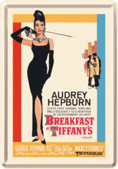 Breakfast at Tiffany's Metal Card Famousrockshop