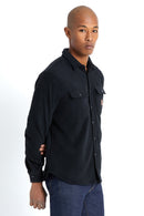 Brixton Bowery Long Sleeve Fleece Black