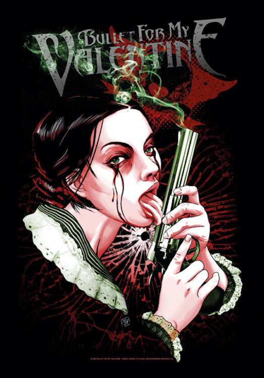Bullet For My Valentine Fabric Poster Flag 54188