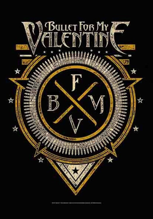 Bullet For My Valentine Just Desserts Fabric Poster Flag