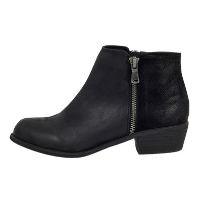Roc Ciao Black Leather Black Suede Boots