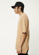 Afends Classic Hemp Retro T-Shirt Tan