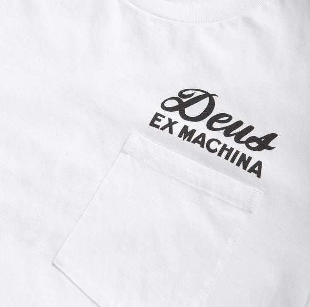 Deus Camperdown tee white D1065 Famous Rock Shop Newcastle 2300 NSW Australia