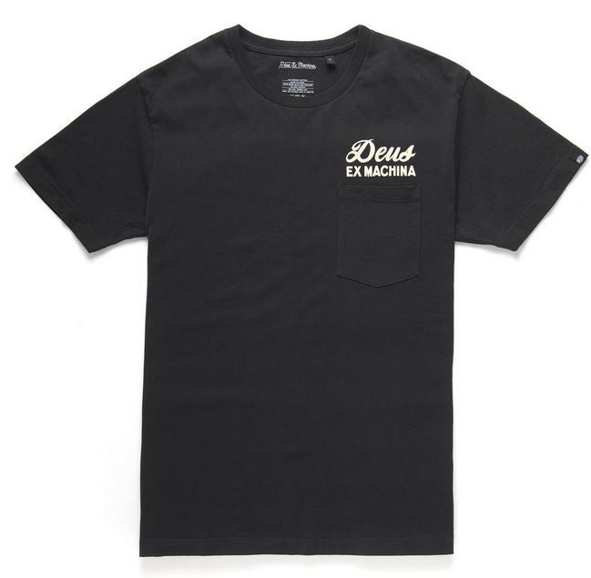 Deus Camperdown Tee D1065 Black Famous Rock Shop Newcastle 2300 NSW Australia