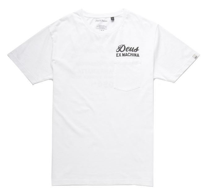 Deus Camperdown tee white D1065 Famous Rock Shop Newcastle 2300 NSW Australia