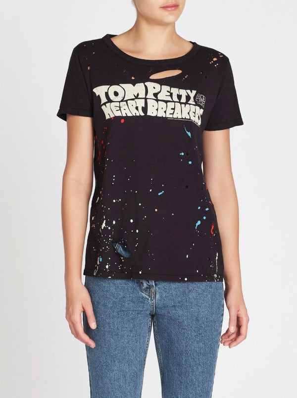 Chaser Tom Petty Classic Distressed Tee Dark Blue - CW7151-TMP039-VBLK Famous Rock Shop Newcastle, 2300 NSW. Australia. 1