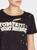 Chaser Tom Petty Classic Distressed Tee Dark Blue - CW7151-TMP039-VBLK Famous Rock Shop Newcastle, 2300 NSW. Australia. 4