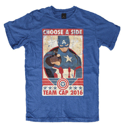 Civil War Team Captain America Men's T-Shirt