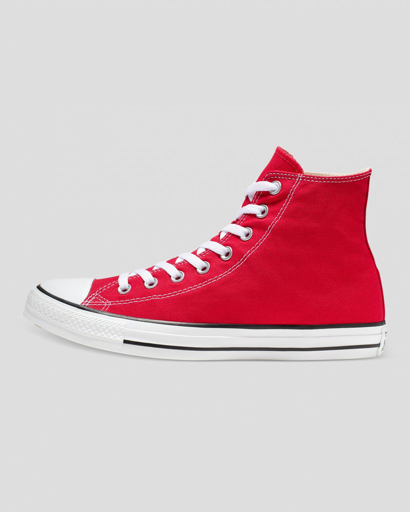 Converse Chuck Taylor All Star Hi Red Canvas Sneakers