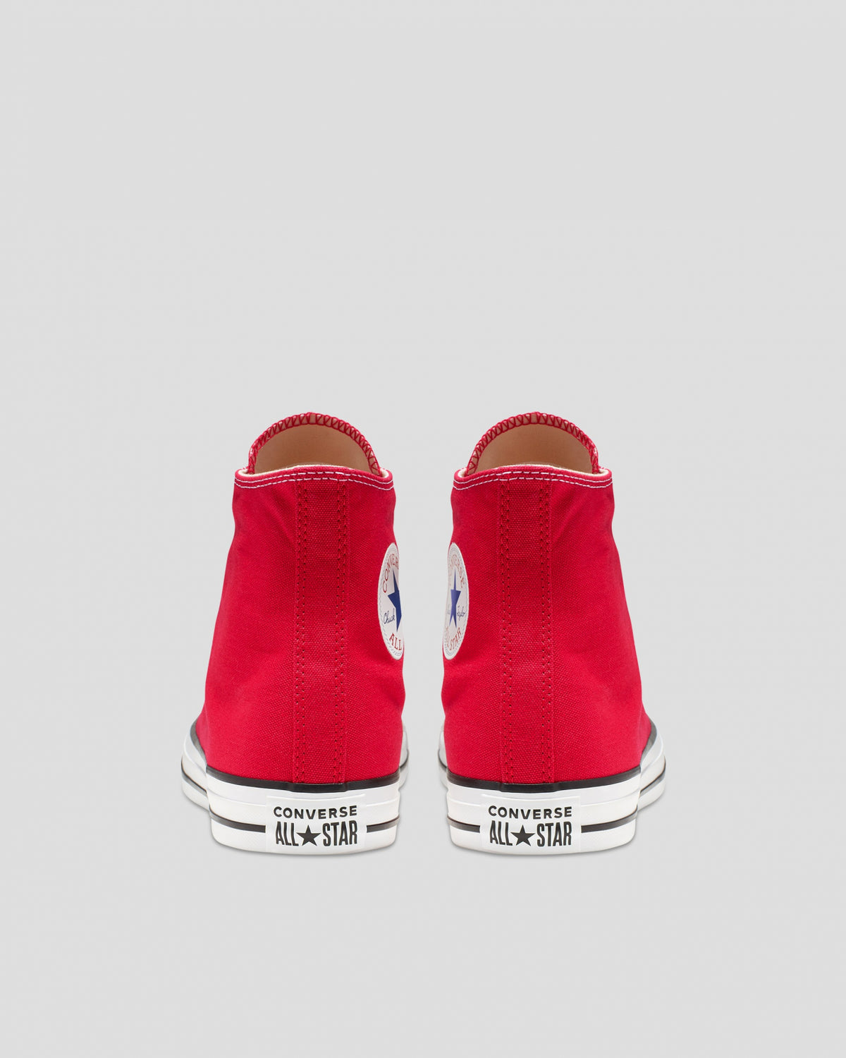Converse Chuck Taylor All Star Hi Red Canvas Sneakers
