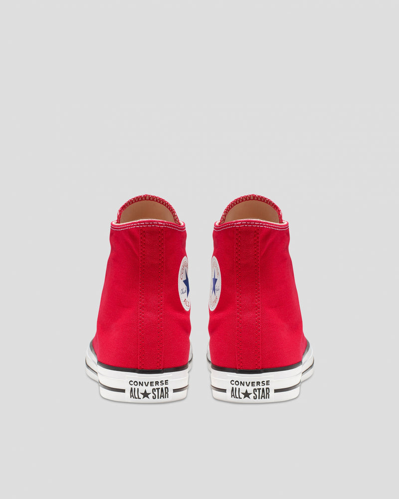 Converse Chuck Taylor All Star Hi Red Canvas Sneakers