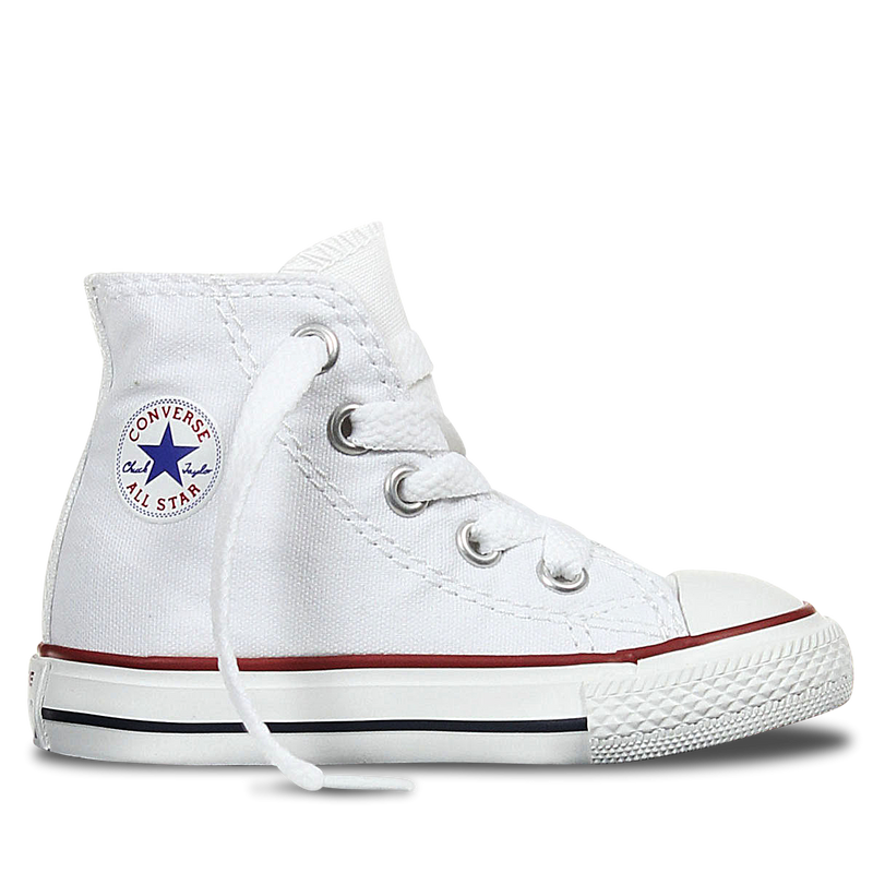 Converse Infants All Star Hi 7J253C Optical White Famous Rock Shop Newcastle NSW Australia 