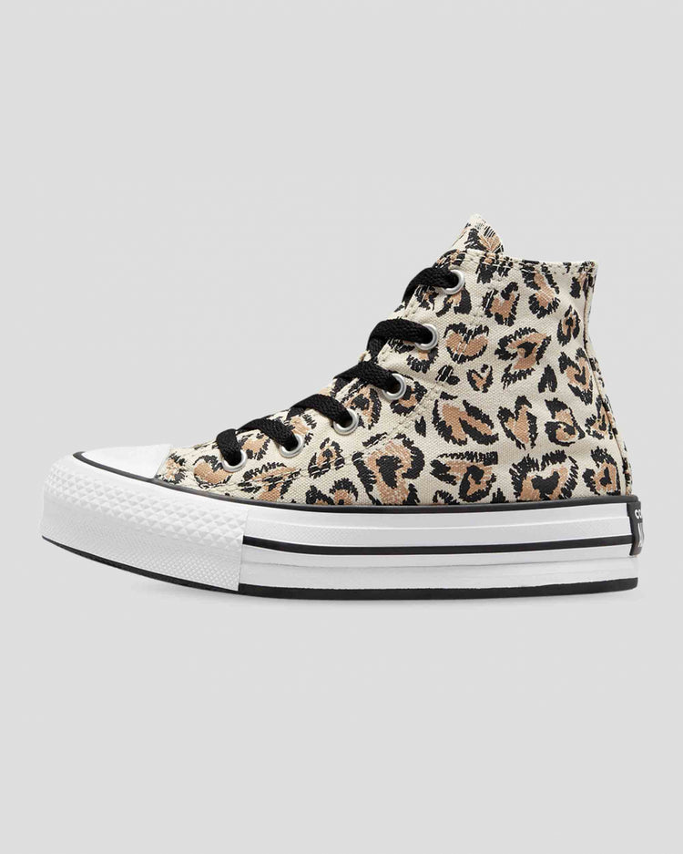 Converse CTAS Eva Lift Platform Hi Driftwood Youth 67164C