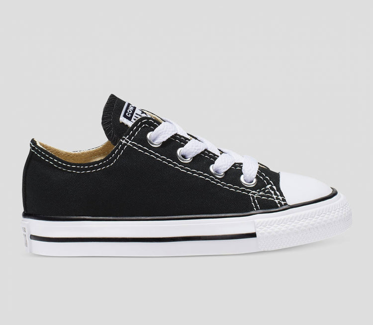 Converse Infants Ox Black White Chuck Taylor All Star Sneaker 7J235C