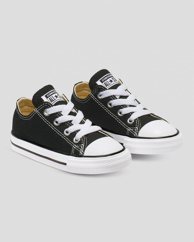 Converse Infants Ox Black White Chuck Taylor All Star Sneaker 7J235C