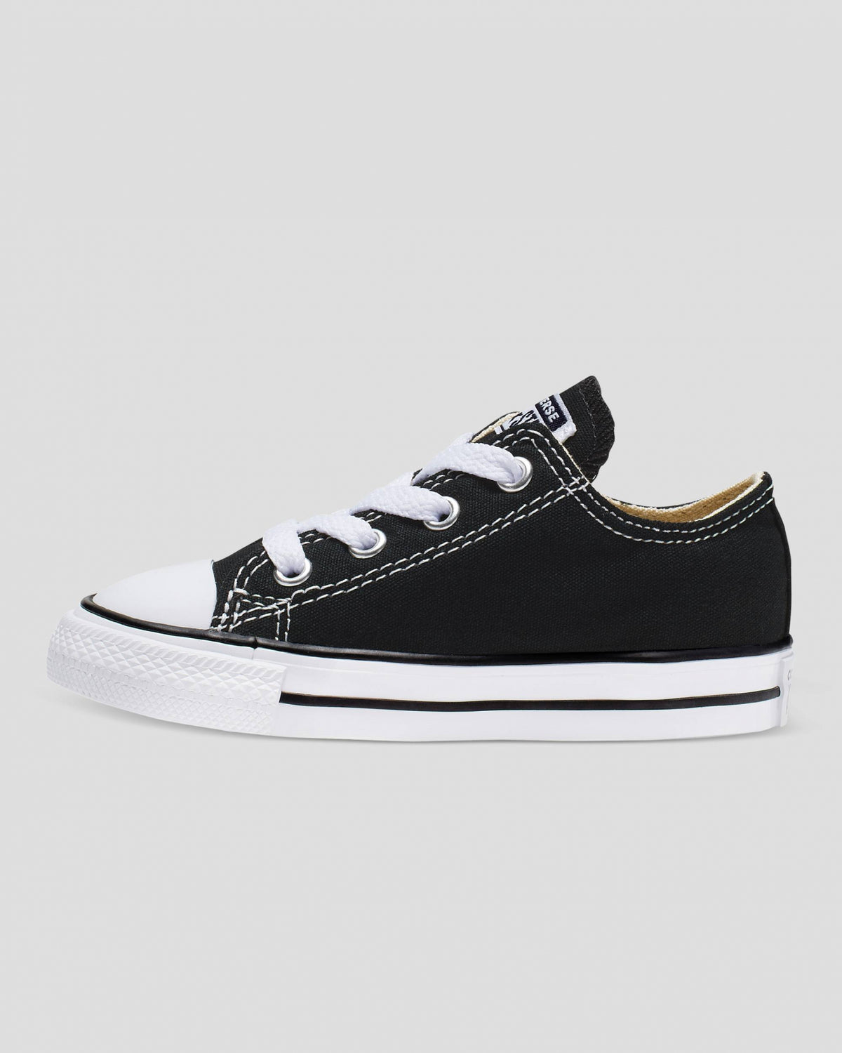 Converse Infants Ox Black White Chuck Taylor All Star Sneaker 7J235C