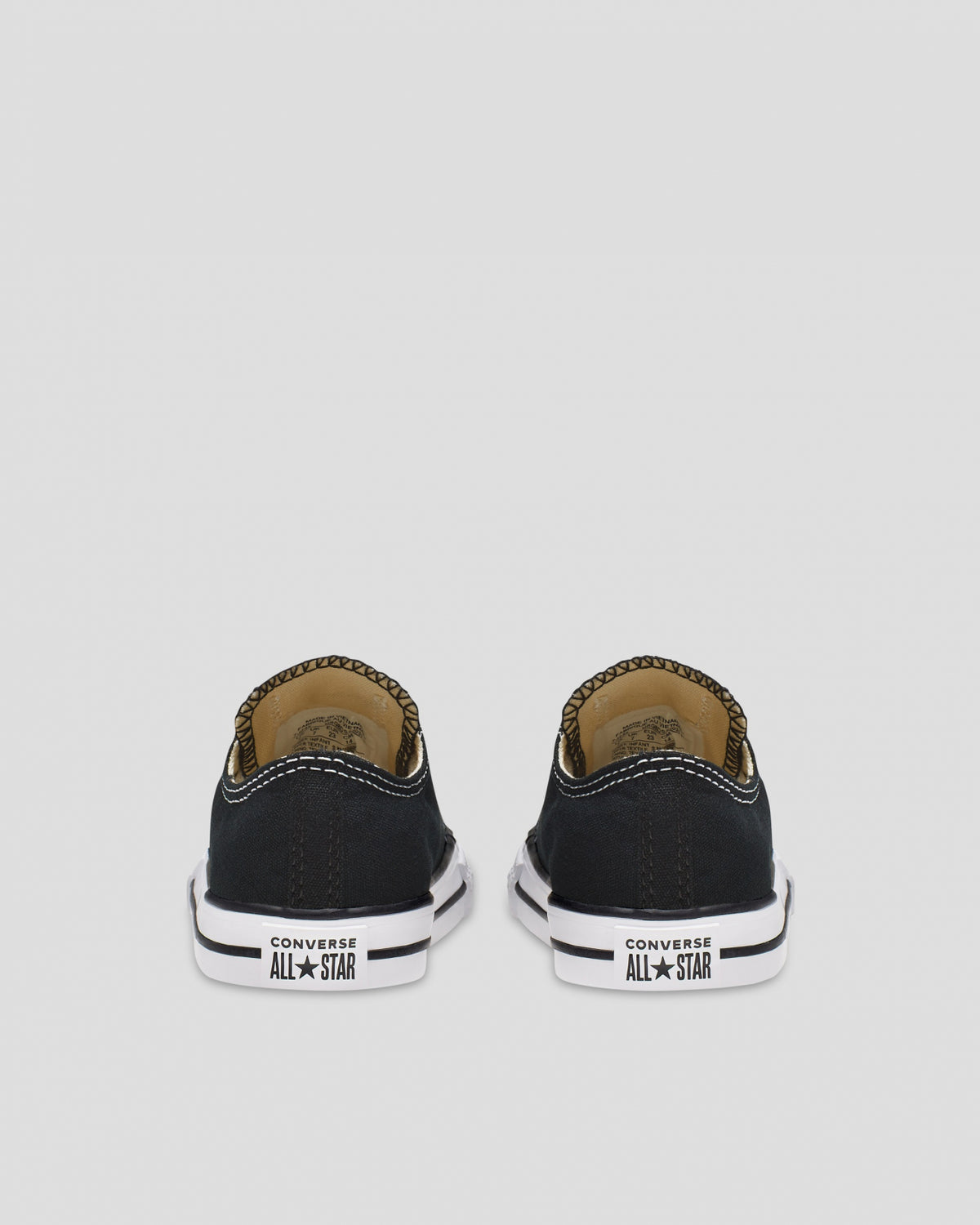 Converse Infants Ox Black White Chuck Taylor All Star Sneaker 7J235C
