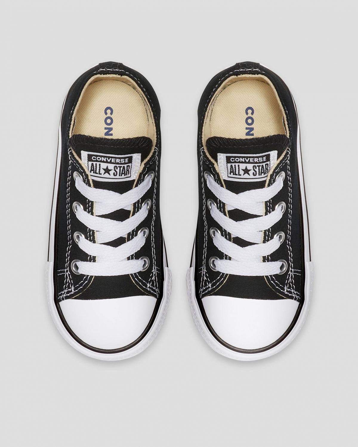 Converse Infants Ox Black White Chuck Taylor All Star Sneaker 7J235C