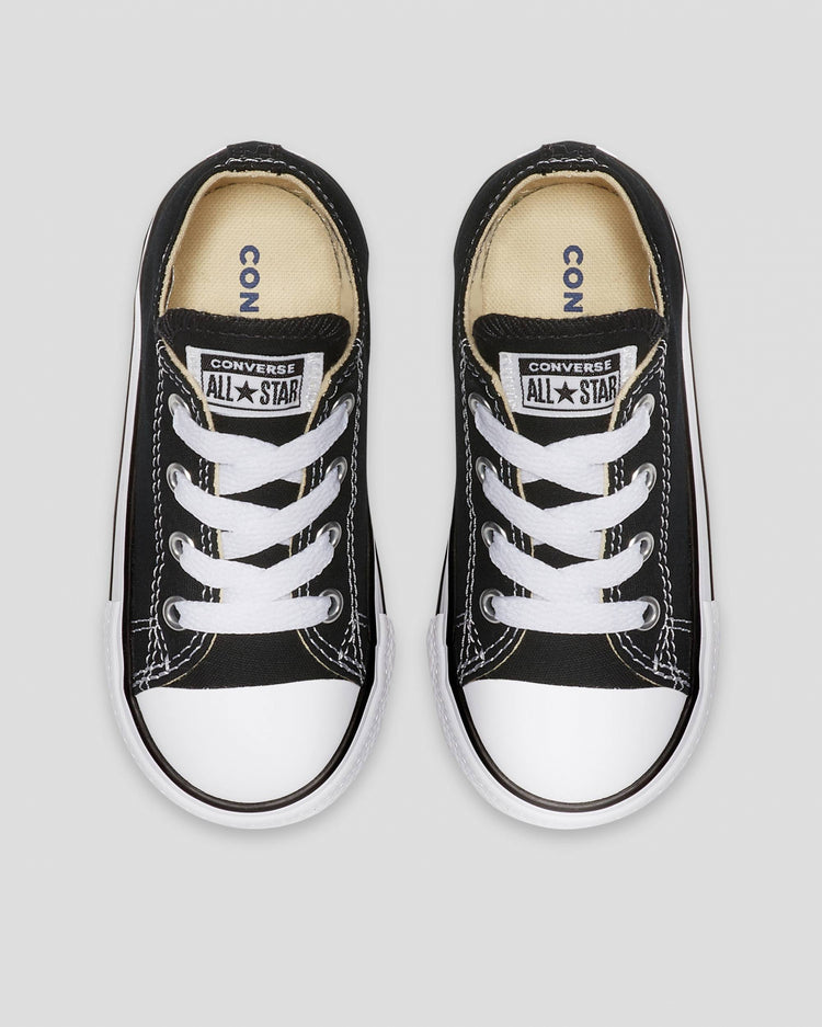Converse Infants Ox Black White Chuck Taylor All Star Sneaker 7J235C