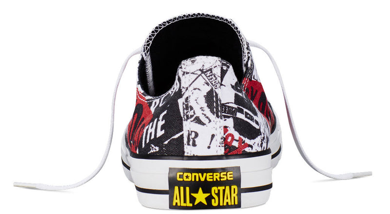 Converse Chuck Taylor All Star Sex Pistols White/Black 151195C Low, Canvas London in 1976 was a revolutionary year for its youth movement. The music scene exploded with a new sound, attitude and look. The Sex Pistols created this movement. We celebrate the 40th anniversary of this legendary London band with the Convers Famous Rock Shop Newcastle, 2300 NSW Australia