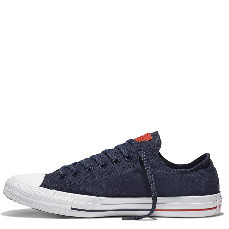 Converse Shield Canvas Ox Obsidian White Signal Red 153797C