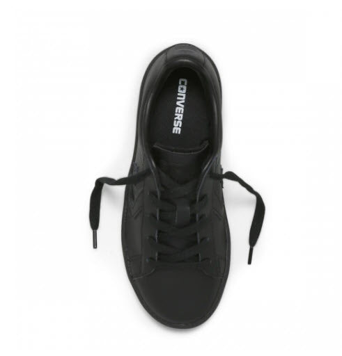 Converse Junior 76 Ox Black Leather Youth