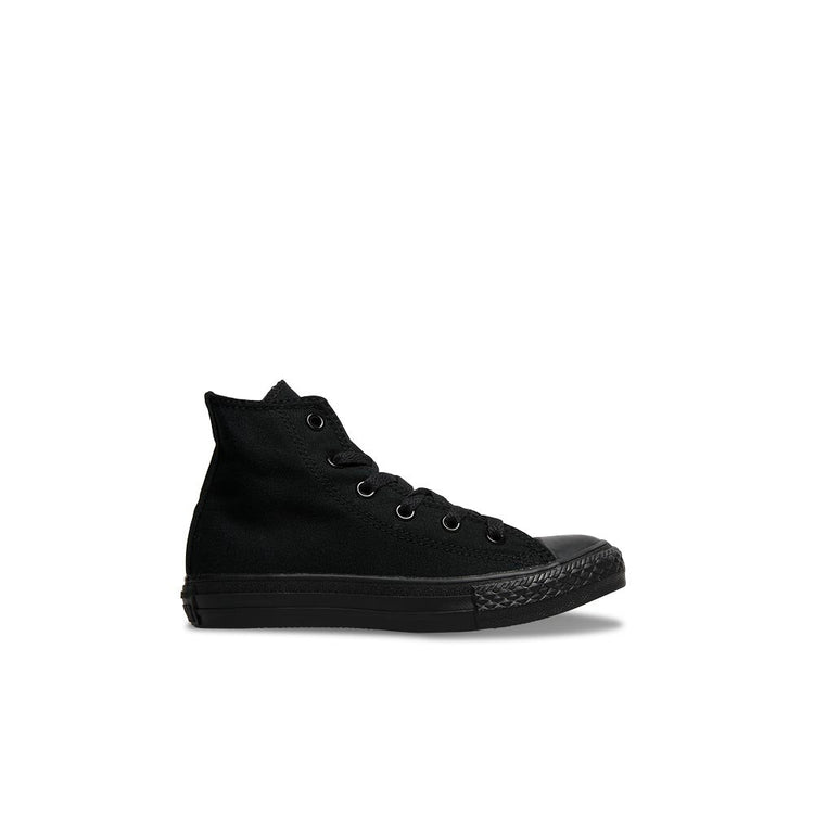 Converse Kids Youth Chuck Taylor All Star Hi Black Monochrome Canvas shoe 3S121C Youth USA sizing shoe Famous Rock Shop Newcastle 2300 NSW Australia