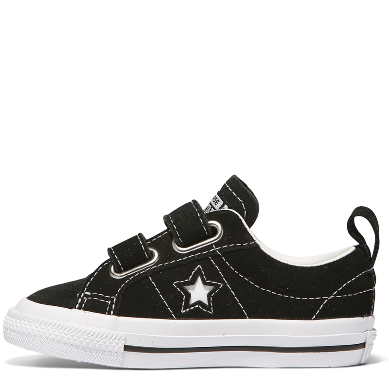 Converse Infants One Star 2V OX Black White Famous Rock Shop