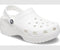 Crocs Platform White Clogs