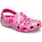 Crocs Unisex Classic Bleach Tye-Dye Clog Candy Pink