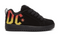 DC Court Graffik ACDC Black Black Orange Youth Sneaker