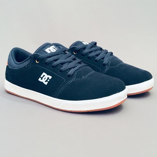 DC Kids Crisis Navy Skate Shoes