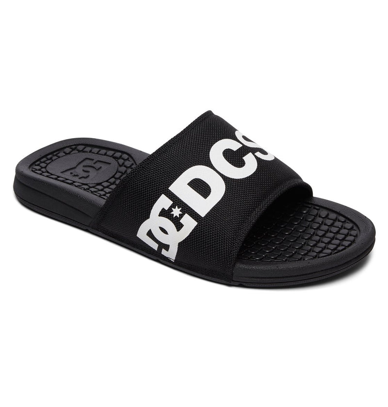DC Shoes Bolsa Sandals Black Men's Slip On Sliders ADYL100032 Famous Rock Shop Newcastle 2300 NSW Australia