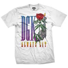 DGK White T-shirt Always Lit Famous Rock Shop Newcastle 2300 NSW Australia