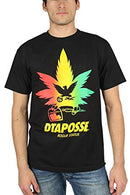 DTA Weed Eagle Mens Tee Black Rasta Famous Rock Shop Newcastle NSW Australia