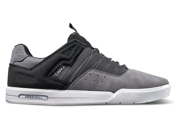 DVS Drop+ Charcoal Grey Suede Walker DVF000296 Color 020 MOLDED VAPORCELL+ CUP SOCK FOR SUPERIOR COMFORT. SOCK TOP CONSTRUCTION FOR CUSTOM FIT AND EASY ON/EASY OFF EXPERIENCE. MOLDED TPU HEEL STABILIZER ADDS INCREASED STABLITY. VAPORCELL FLEX OUTSOLE ABSORBS IMPACT AND DELIVERS HIGH LEVEL COMFORT AND CUSHIONING.Famous Rock Shop Newcastle NSW Australia