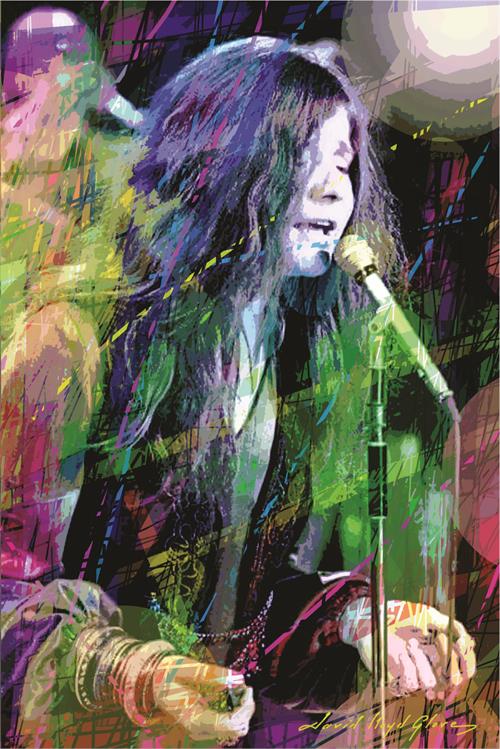 David Lloyd Glover – Janis Joplin poster