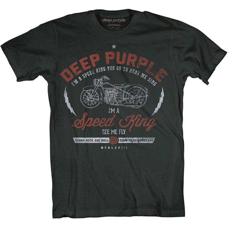 Deep Purple Speed King Unisex Tee Famousrockshop