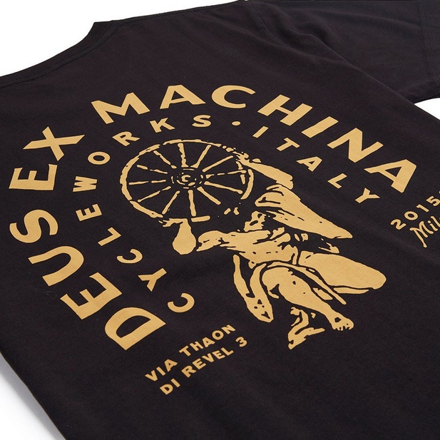 Deus Ex Machina Atlas Tee Black DMP61082A Famous Rock Shop Newcastle, 2300 NSW Australia