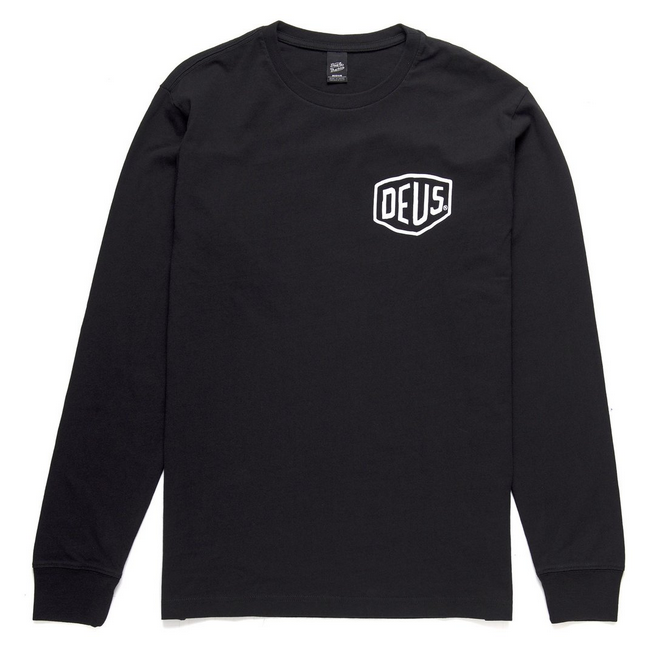 Deus Ex Machina Camperdown Long Sleeve Tee Black DMA61831A  Famous Rock Shop Newcastle 2300 NSW Australia