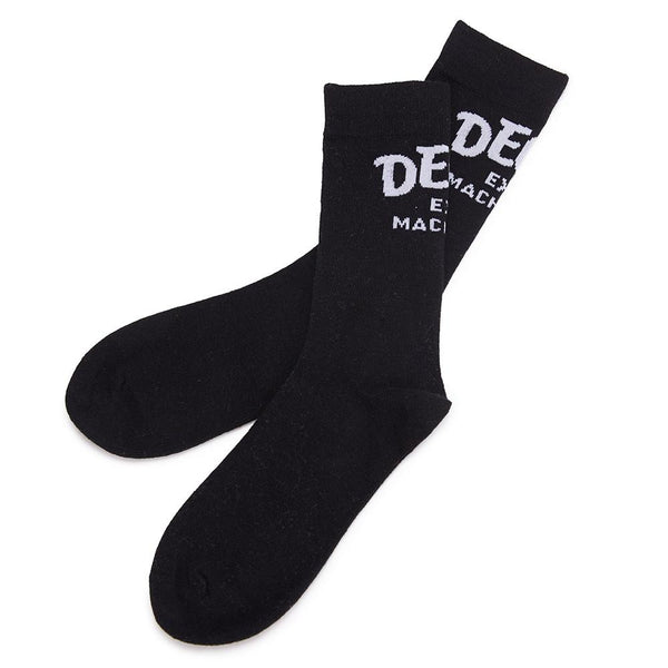 Deus Ex Machina Curvy Socks Black DMF77808 Famous Rock Shop Newcastle, 2300 NSW. Australia. 1