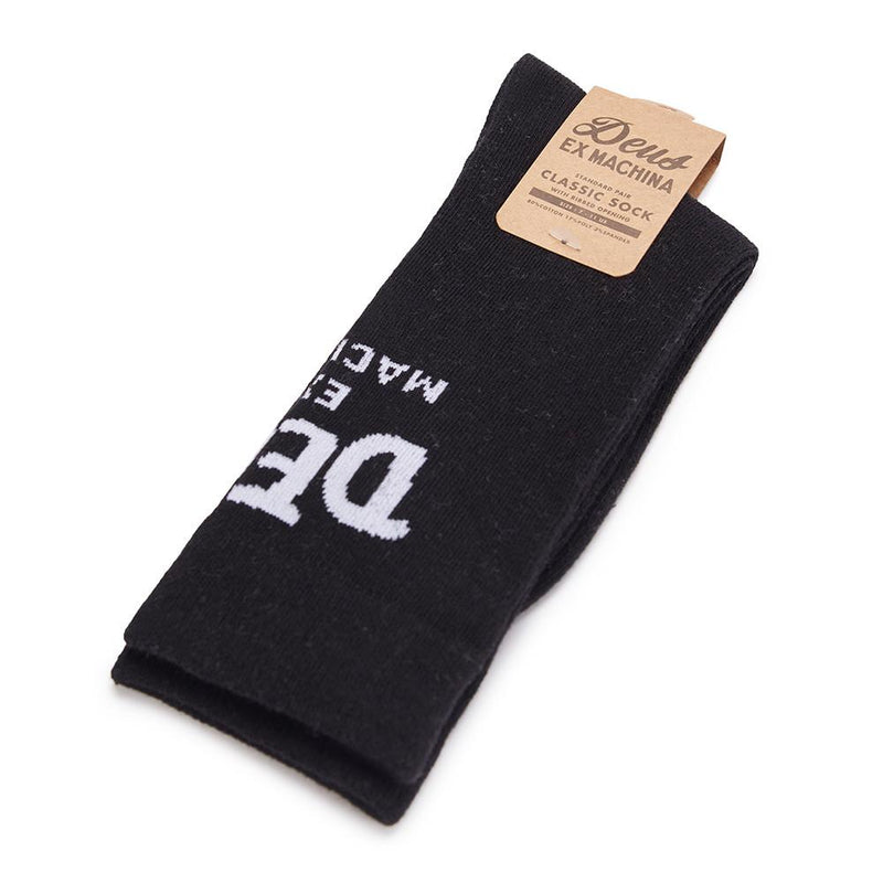 Deus Ex Machina Curvy Socks Black DMF77808 Famous Rock Shop Newcastle, 2300 NSW. Australia. 2