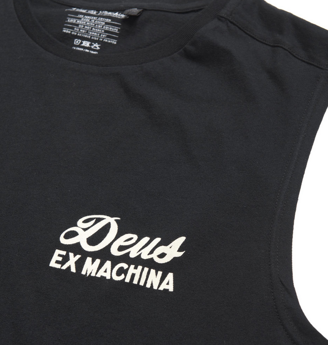 Deus Ex Machina Stack Muscle Shirt Black DMP51455C