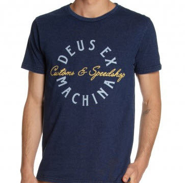 Deus Ex Machina Indigo Kai T Shirt INDIGO DMP31130B  Famous Rock Shop  Newcastle 2300 NSW Australia 
